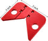 Aluminum Alloy Square Center Scribe Center Finder Line Gauge Carpenter Ruler Woodworking Measuring Tool