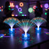 Decorations(6 Inch,Blue) Amylove Mini Fiber Optic Lamp Bulk LED Light Color Changing Table Centerpiece Glow in The Dark