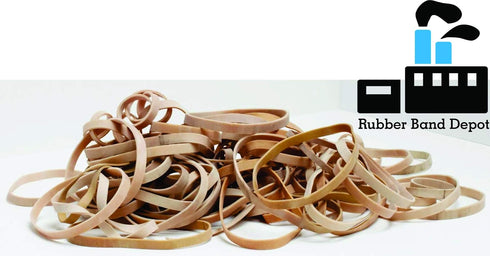 Rubber Band Depot Assorted Size Rubber Bands - Includes #64, #33, #19 - 1/4 Pound Bag (3-1/2 x 1/4, 1/8, 1/16 inches)
