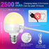 LGMCF Bulb E26 2Pack 6W 450LM Dimmable Bulb 15 3 2500mAh Bulbs, Bulbs Rechargeable Light with Remote - Detachable LED