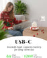 Dimming, Christmas Flame Night Light, Cute Night Light with White Noise, Rechargeable Portable Small Table Lamp, Best
