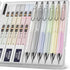 Nicpro 6PCS Pastel Mechanical Pencil Set, 0.5mm with Comfort Grip, 12 Tubes HB Lead Refill, 3 Erasers