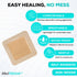 4"x4" (2.7"x2.7" 10 MedVance TM Silicone - Bordered Silicone Adhesive Foam Dressing Size pad), Box of dressings