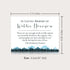 5.5x4.25 Mountain Forest Sympathy Thank You Cards, Funeral Thank You Cards, Personalized Flat Bereavement Notes