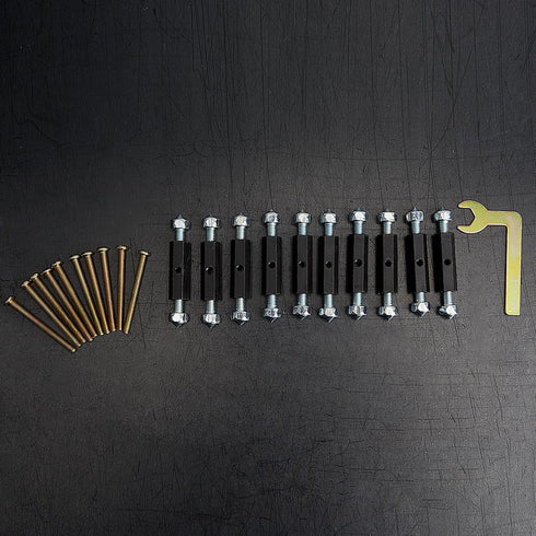 RUIAN 118 Type Switch Socket Cassette Repair, 10Pcs Electrical Box Screws Support Rod with Wrench