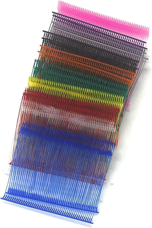 Standard Tagging Gun Barbs Fasteners, 3 Inch, 100 Each of Ten Colors, 1000 Total Barbs