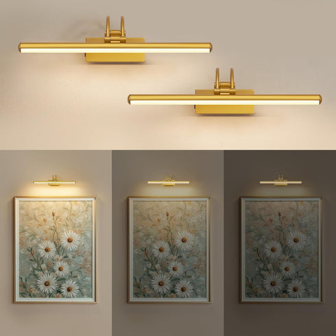 5200mAh Dimmable 16.3 inch, KDG LED Cordless Wall Picture Light with Remote, Rechargeable Art Lighting, Adjustable