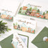 50 Packs 4 6 Inch FYSUIMU Camping Animal Thank You Cards Watercolor Camp Tent Campfire Greeting Cards Woodland Blank