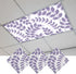 Cosozazon Farm Plant Leaf 3 Pack Fluorescent Light Cover for Ceiling 4 x