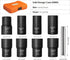XEWEA 9PCS Lug Nut Extractor Set, 1/2" Drive Impact Bolt Nut Remover for Damaged Bolts