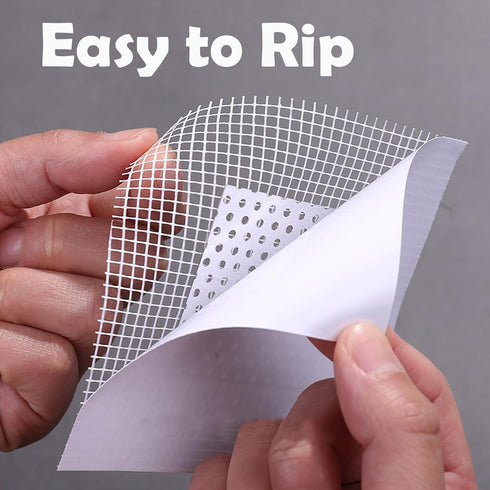 3 Pcs 2 Inch Wall Patch Repair, Self Adhesive Drywall Patch and Fiberglass Repair Kit for Heavy Duty Drywall