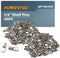 POWERTEC QP1106-P2V 1/4 Inch Shelf Pegs 200 pcs, Spoon Shaped Shelf Pins Support
