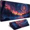 Large Moon Mouse Pad, Night Sky Forest Desk Mat, 31.5 x 11.8, Full Keyboard and Mouse Pad with Stitched Edges