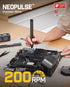 E1 Set, 50 5/32Hex, Fanttik Max Electric Screwdriver, Mini Precision Screwdriver Magnetic Bits, Magnetic Storage