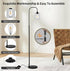 lumsic Bulb, Floor Lamps for Living Room, Industrial Floor Lamp for Bedroom, Modern Standing Lamp with Foot Pedal