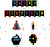 PETCEE 27PCS Happy Birthday Bulletin Board Set for Classroom Wall Decoration Birthday Chart
