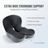 Seat Cushion Memory Foam with Ergonomic L-Shaped Extra Wide Support for Lower Back Relief, Comfort Cushion for Office