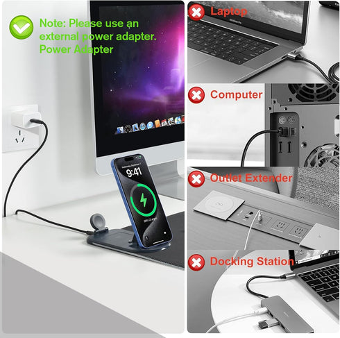 ELUTENG 4in1 31.5"x11.81" Mouse Pad with Phone Holder Wireless Charging Desk Mat RGB Ultra-Smooth Gaming Mousepad