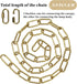 5.3 Inches 5.9 Heavy Duty Light Fixture Canopy Kit Diameter & Feet Chain Ceiling Mounting Hardware for Pendant Light