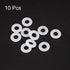 uxcell Silicone O-Rings, 9mm OD 4.2mm ID 2.4mm Width VMQ Seal Gasket for Compressor Valves Pipe Repair (10 Pack)