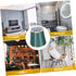 Balacoo Fabric Lamp Shade for Table and Floor Lamps Decorative Chandelier Light Cover in Dark Green Gold Softens Light