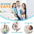 3" 800 lbs Home Security Door Lock Reinforcement - Child Proof High Security Door Locks with Stop Withstand for Inward