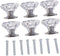 6pcs Decorative Mini Drawer Knobs Lightweight Bedside Cabinet Handles for Easy Installation