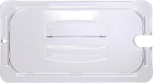 Carlisle FoodService Products 10271U07 StorPlus Third Size Polycarbonate Food Pan Lid, Clear