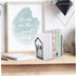 SHINEOFI 2pcs Metal Book Organizers for Office and Home Decorative File Book Stands Bookends for Desk Study and Living