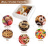 20 Pcs Pie Boxes 10x10x2.5 Inch, White Bakery Boxes with Window, Cookie Treat Boxes, Chocolate Covered Strawberries