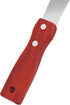 1 Inch Stainless Steel Putty Knife, Wooden Handle Scraper Tool for Drywall, Decals, and Painting