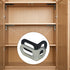 ZHJISHGUO 10 18x20x31mm/0.7"x0.8"x1.2" (0.7in (18mm)-Black, 10) Pcs L Brackets - Stainless Steel Corner Braces