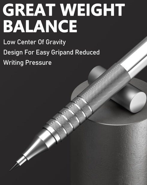 Nicpro 35PCS Metal Mechanical Pencils Set, Art Drafting Pencil with Graphite Lead Refills & Case