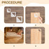 3 2/2.5/3 Inch 5mm Pcs Triangle Cutting Board Template, Charcuterie Board Handle Template, Acrylic Router Templates