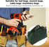 Wide Mouth Tool Bag Portable Waterproof Handbag for Tool Storage, High Capacity for Vehicle Maintenance