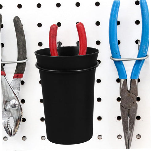 4pcs GLEAVI Pegboard Bins Hooks for Garage and Workbench Organization Tool Hangers for Screw and Wrench Storage Solid