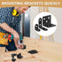 25Pcs 3 82Pcs MAPVOLUT L Brackets for Shelves, Sizes Angle Corner Braces Metal L Bracket Heavy Duty for Wood, Sturdy