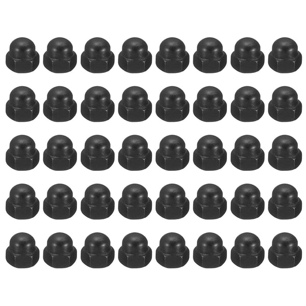 PATIKIL M5x0.8 Acorn Hex Bolt Covers, 40 Pcs Dome Head Carbon Steel Decorative Cap Nut for Home Repair