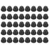 PATIKIL M5x0.8 Acorn Hex Bolt Covers, 40 Pcs Dome Head Carbon Steel Decorative Cap Nut for Home Repair