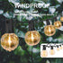 40 2.2 Inches, ADIIL PCS Q Hanger Hooks with Safety Buckle, Windproof Screw Hooks for Hanging Outdoor String Lights