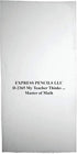 Express Pencils D2365 My Teacher Thinks ... Master Of Math - 36 Qty Package - Award Pencils