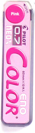 Pilot Color Eno Pink Set, 0.7mm Mechanical Pencil + 10 Leads, Japan Import