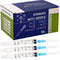 50Pack 3ml Luer-Slip with 23 G Dispensing Tools for Industrial Dispensing, Science Lab, Pet