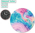 Mouse Pad, Non-Slip Rubber Base with Stitched Edge, Small Gaming Round Mouse Pad, 7.87 x 7.87 Inch