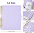 Spiral Notebook 8.5" x 11", 5 Subject College Ruled with Removable Dividers, 300 Pages, Thick Spiral Journal