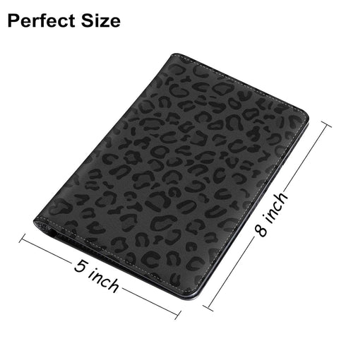 GYSYZJDH Server Book for Waitress PU Leather Cute Server Organizer with Zipper Pocket, Card & Money Holder, Pen Loop