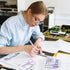 Mini Office Supply Kit - Includes Stapler, Tape Dispenser, Staple Remover, Paper Clips, Scissors, Staples, Pen,