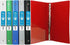 BAZIC 3 Ring Binder 1" Poly Binders Organizer, Matte Color Soft Cover, Round Ring, Holds 175 Sheets (6-Count)
