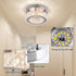 K9 Small Modern Small Crystal LED Chandelier Mini Flush Mount Round Ceiling Light Fixture Crystal Ceiling Lamp