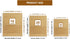 PABCK 50 Pcs Clear Window Kraft Paper Resealable Bags, Small Coin Envelopes for Sample Gift Storage